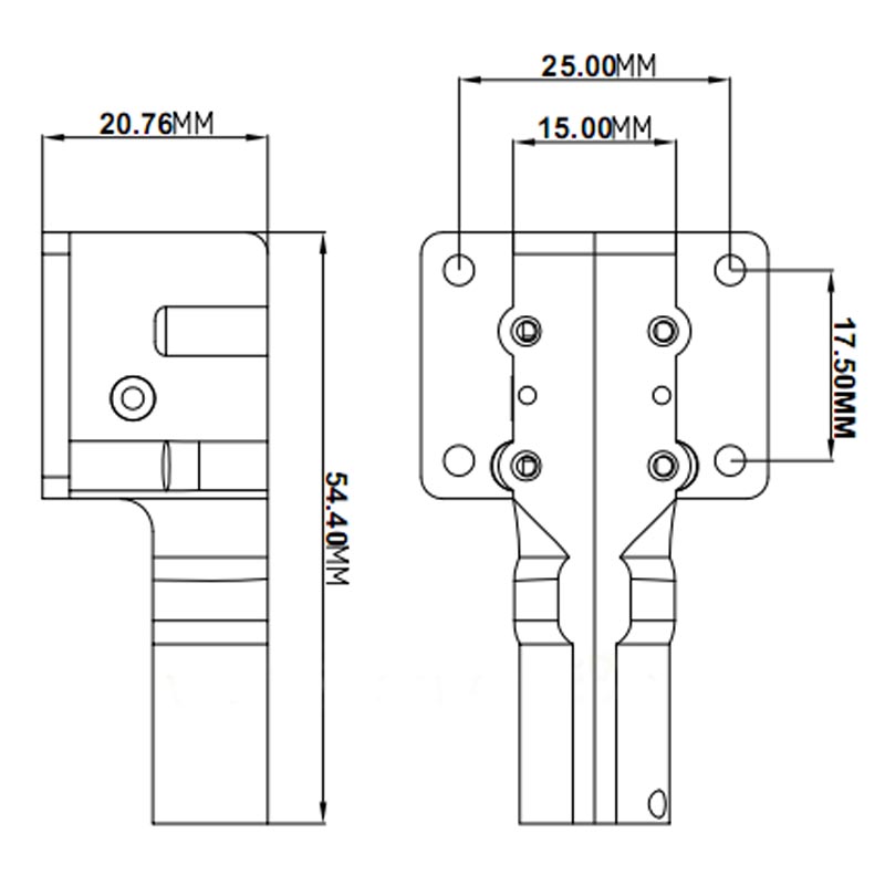 Drone Landing Gear - 2 Stuks 25G Mini Metalen Worm