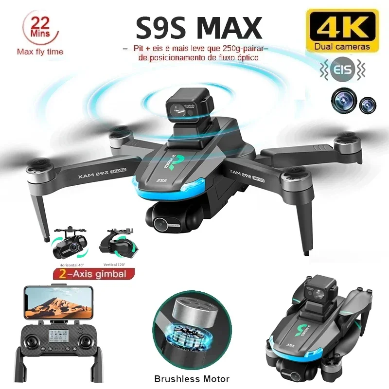 NIEUWE S9S MAX MINI Drone 4K 2 - Drone Gps Mount recensie en prijs