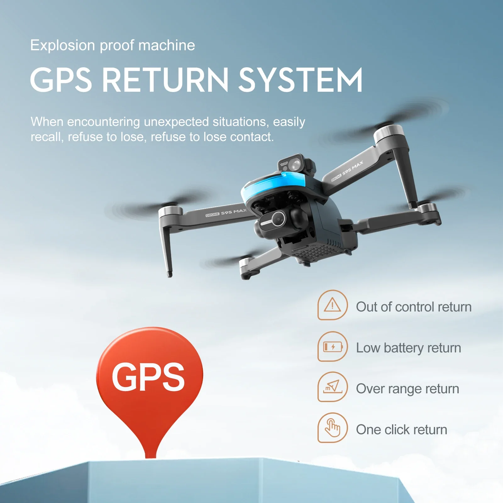 NIEUWE S9S MAX MINI Drone 4K 2 - Drone Gps Mount recensie en prijs