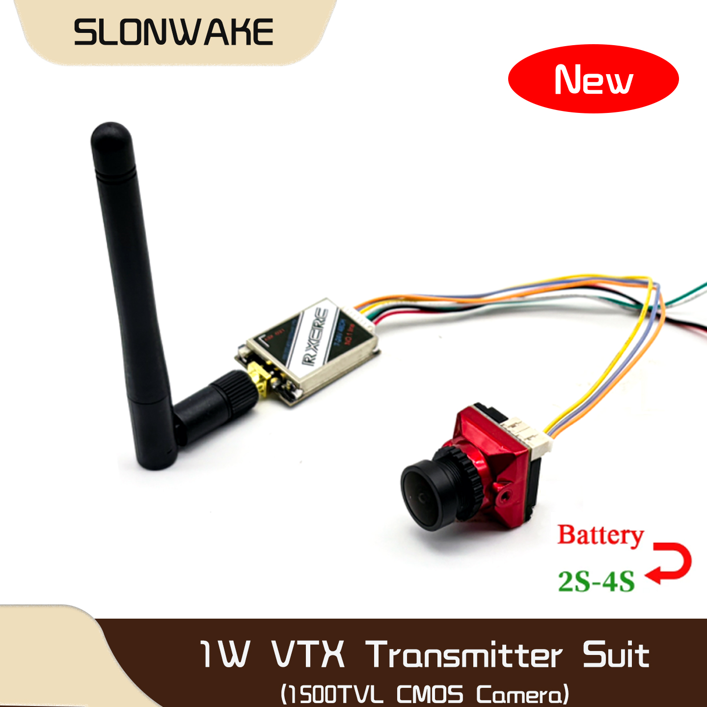 SLONWAKE 5.8G 48CH 1W VTX 100/ - Drone Camera recensie en prijs