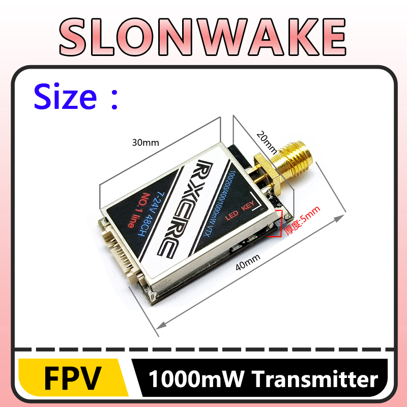 SLONWAKE 5.8G 48CH 1W VTX 100/ - Drone Camera recensie en prijs