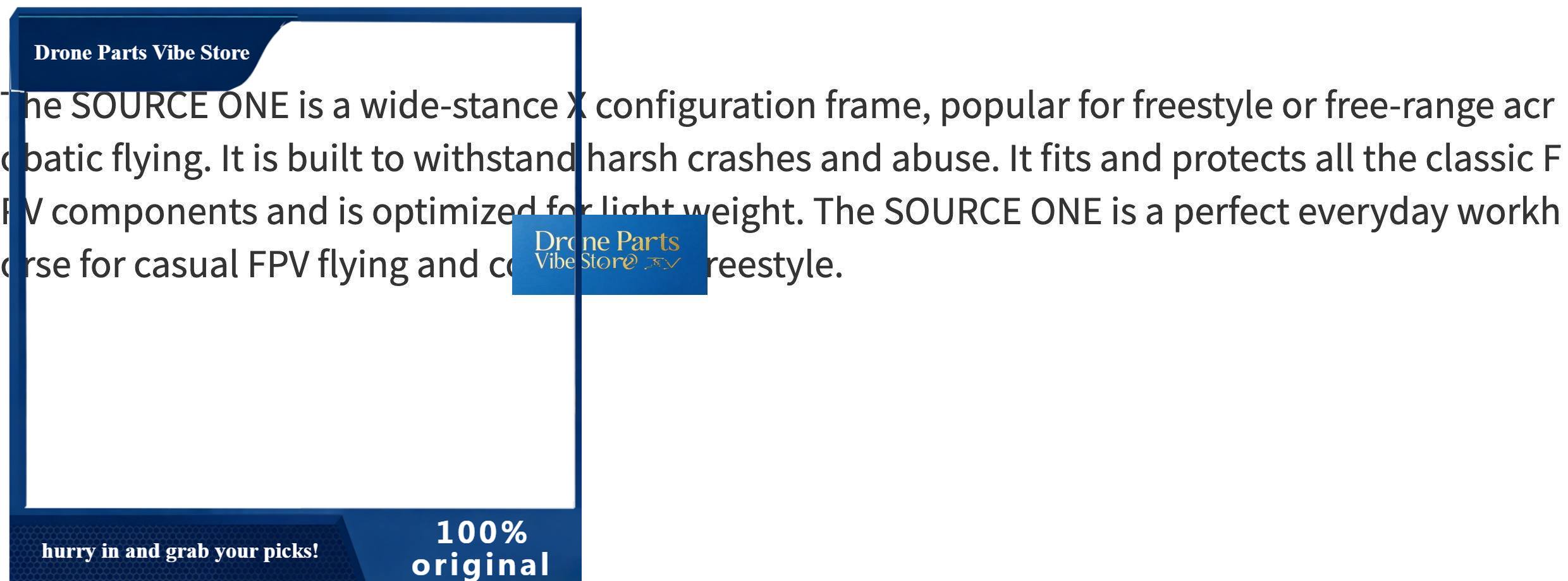 Drone onderdelen Originele TBS - Tbs Fpv Source One recensie en prijs