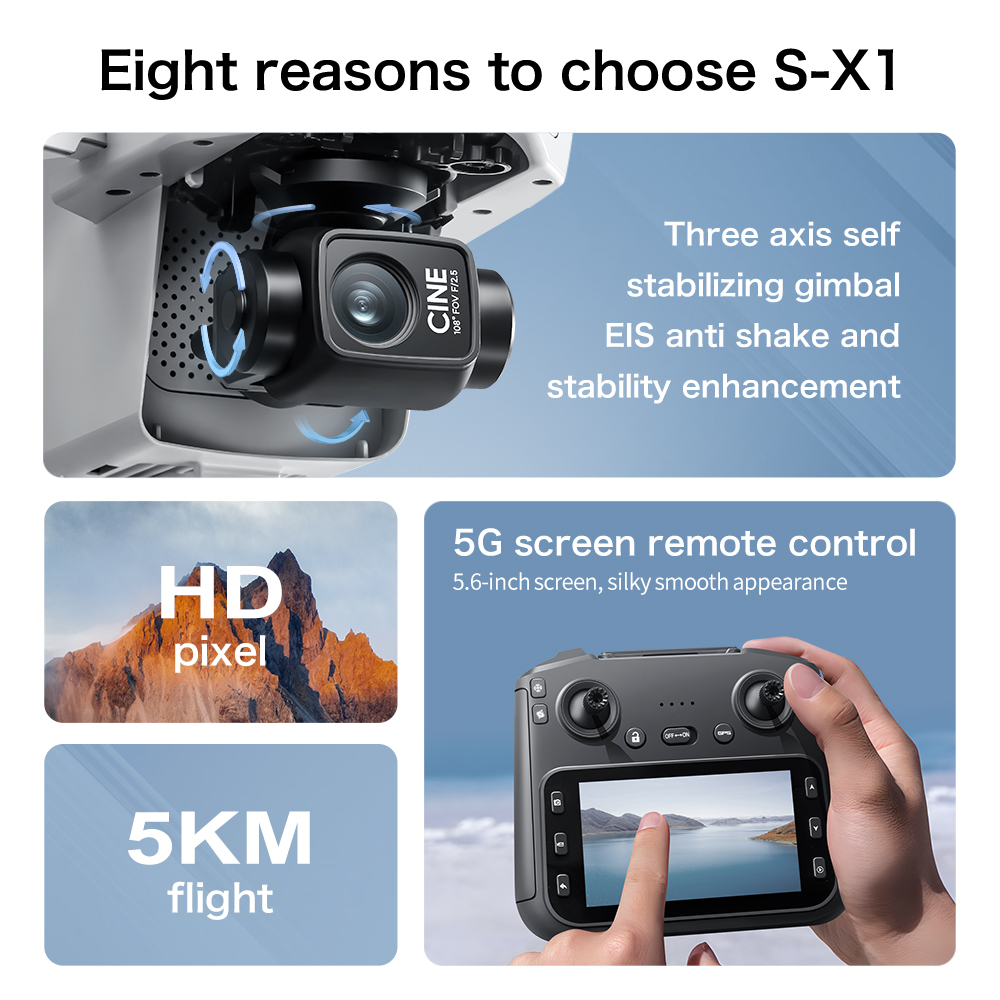 Top Deal S-X1 MAX GPS Drone 3- - Drone Gps Mount recensie en prijs